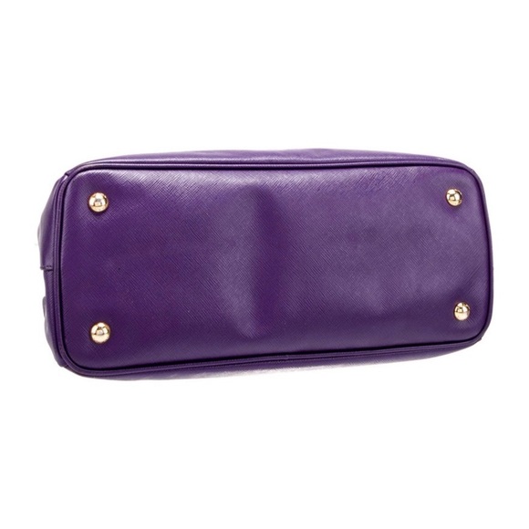 Saffiano Leather Galleria Tote Prada Purple Item#: PRA1114104 - Picture 5 of 9